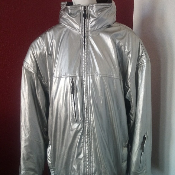 silver snowboard jacket
